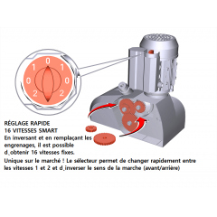 ENTRAINEUR  3 GALETS STEFF 20316 POWER AVEC POTENCE