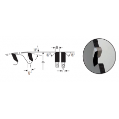 LAME HW TYPE GC POUR PORTATIVE ET SCIE A ONGLET