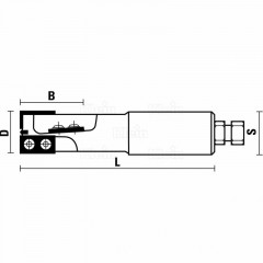 FRAISES  W165 A PLAQUETTES HW CENTRE D'USINAGE CNC