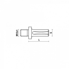 ADAPTATEUR Ø10 POUR PERCAGE AVEC OUTILS R130