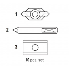PLAQUETTES HW MECHES POUR MECHES W140