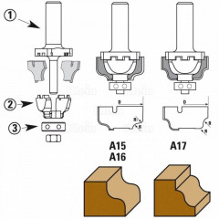 FRAISES  W209  W210  A PLAQUETTES HW "NOVA SYSTEM"