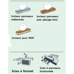 lames inciseurs réglables denture diamant
