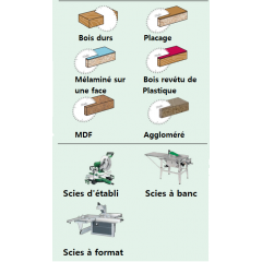 CD-CDS lames HW pour scies circulaires