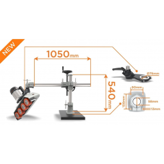 SUPPORT ENTRAINEUR TOUPIE STAND 1050 - EASY