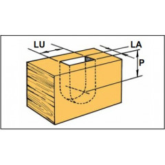 SERIE B EPAISSEUR 6 GUIDE PIGNON EMBOUT