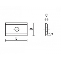 PLAQUETTES REVERSIBLES HW 2 COUPES 907 - 943