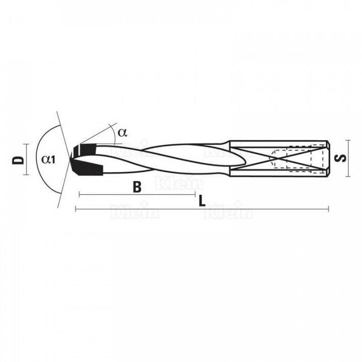 MECHES DIAMANT X530-X531TROUS BORGNE Z2 KleinDIA®