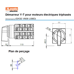 COMMUTATEUR DEMARRAGE  ETOILE/TRIANGLE