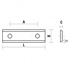 PLAQUETTES REVERSIBLES HW 2 COUPES