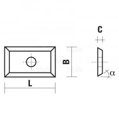 PLAQUETTES REVERSIBLES HW 4 COUPES