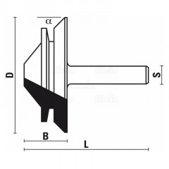 FRAISES HW A195 - B195 POUR JONCTIONS A 90° Z  2