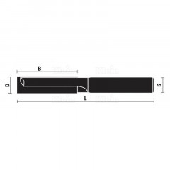 FRAISES HW D102 POUR DEFONCAGE TYPE LONG
