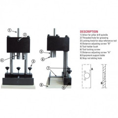 BLOC DE PERCAGE TRIMATIC POUR CHARNIERES