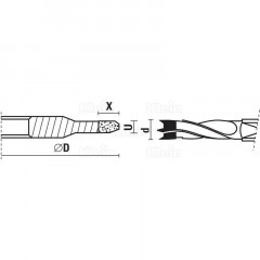 MEULES X901 POUR MECHES A INCISEURS ARRONDIS