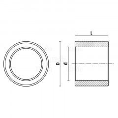 BAGUES ZA010 DE REDUCTION CYLINDRIQUE