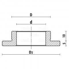 BAGUES DE REDUCTION AVEC BUTEE ZA011