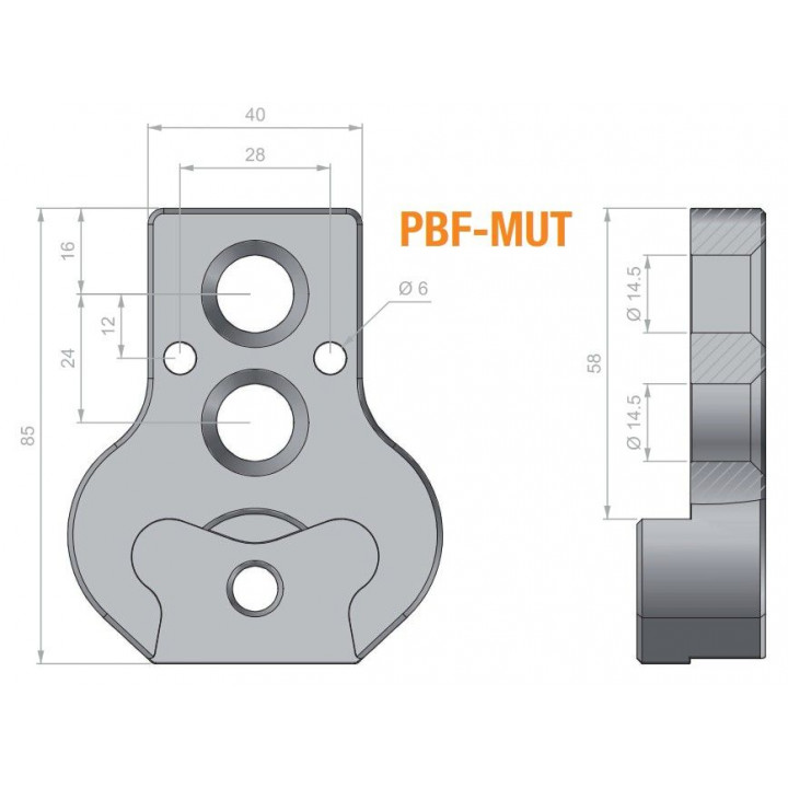 PORTE-OUTILS  POUR BEDANES UNIVERSELS