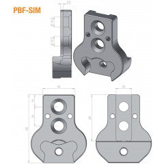 PORTE-OUTILS  POUR BEDANES UNIVERSELS