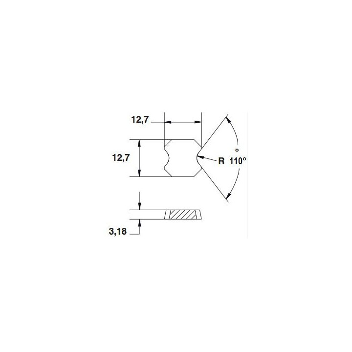 PLAQUETTES RACLEUR DE CHANTS "TYPE BIESSE"