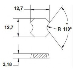 PLAQUETTES RACLEUR DE CHANTS "TYPE BIESSE"