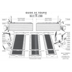 PIECES DETACHEES GUIDE TOUPIE GTS ELBE