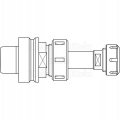 PORTE-OUTILS HSK63F ER16 G2.5  TJ118