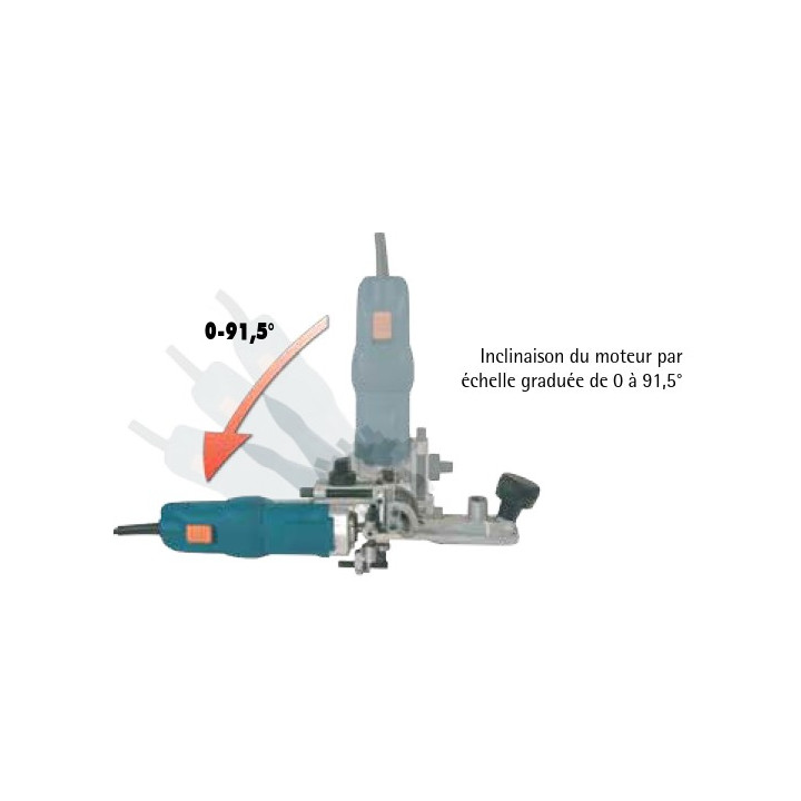 FR292R AFFLEUREUSE DE CHANT INCLINABLE