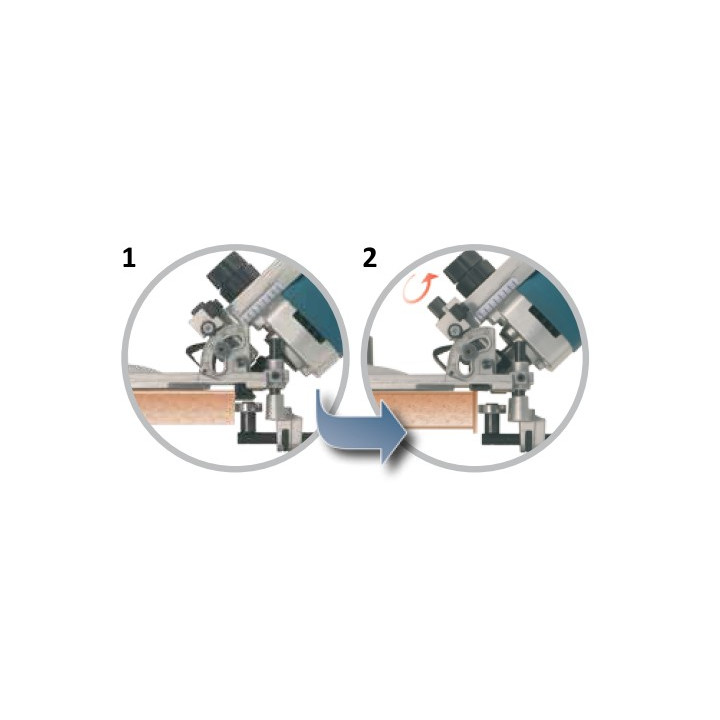 FR292R AFFLEUREUSE DE CHANT INCLINABLE