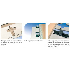 PFE60 GABARIT DE PROFILAGE POUR PLAN DE TRAVAIL