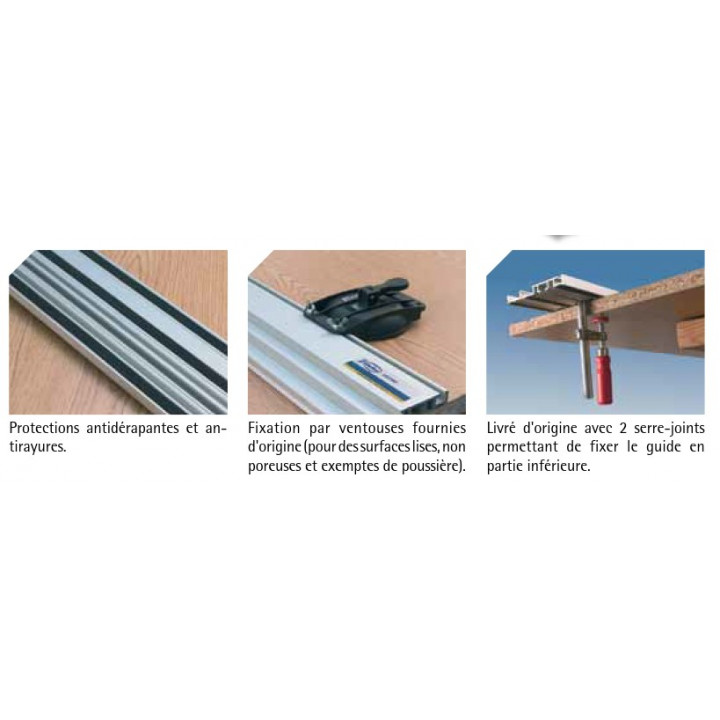 UCP90 RAIL DE GUIDAGE POUR DEFONCEUSES