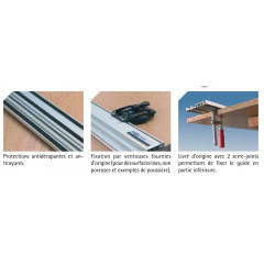 UCP90 RAIL DE GUIDAGE POUR DEFONCEUSES