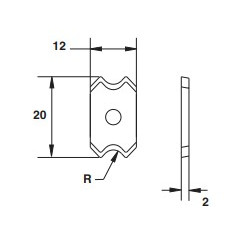 PLAQUETTES RACLEUR DE CHANTS "TYPE SCM"