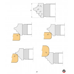 FRAISES MULTI-RAYONS CONCAVES