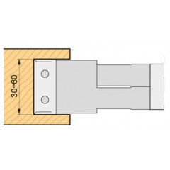 PORTE-OUTILS A CALIBRER AVEC CASSAGE D'ARÊTES