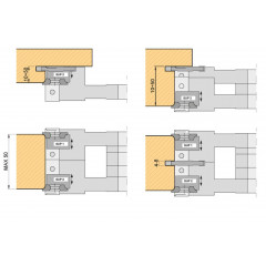 PORTE-OUTILS A CALIBRER AVEC CASSAGE D'ARÊTES