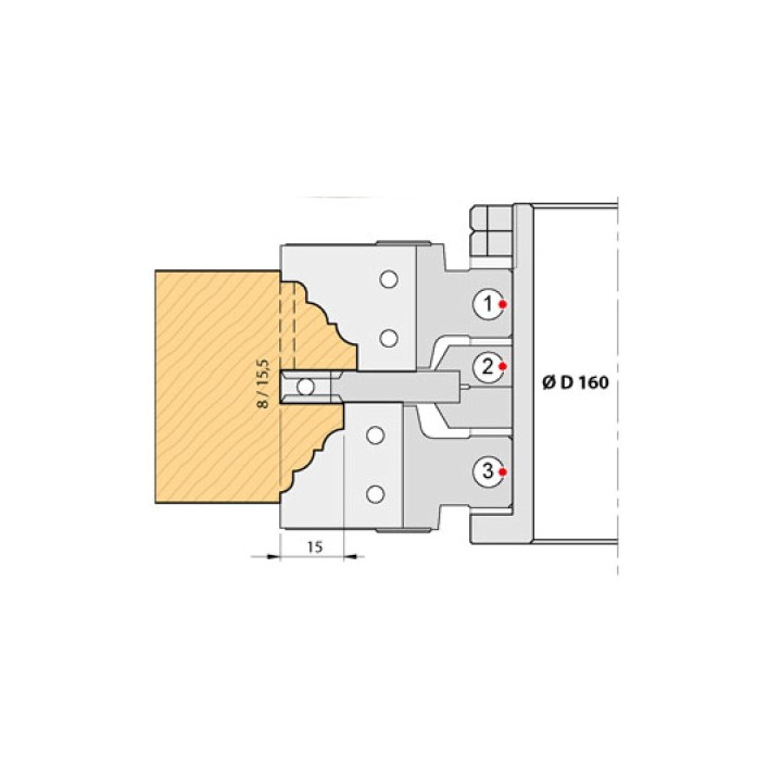 PORTE-OUTILS POUR PORTES DE COMMUNICATION