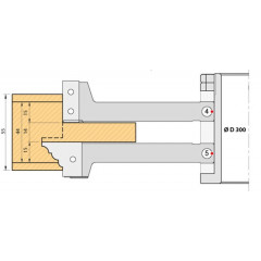 PORTE-OUTILS POUR PORTES DE COMMUNICATION