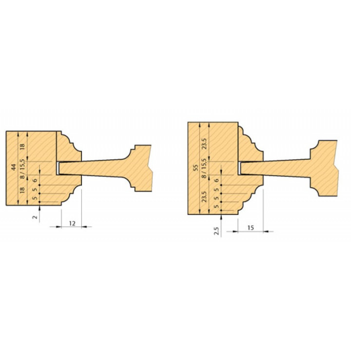 PORTE-OUTILS POUR PORTES DE COMMUNICATION