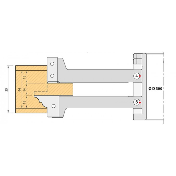 PORTE-OUTILS POUR PORTES DE COMMUNICATION