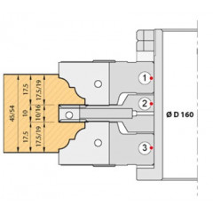 PORTE-OUTILS POUR PORTES DE COMMUNICATION