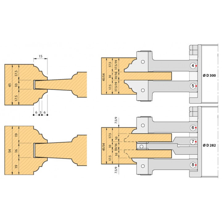 PORTE-OUTILS POUR PORTES DE COMMUNICATION