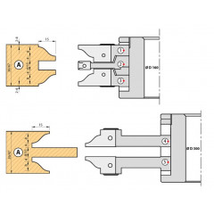 PORTE-OUTILS POUR PORTES DE COMMUNICATION