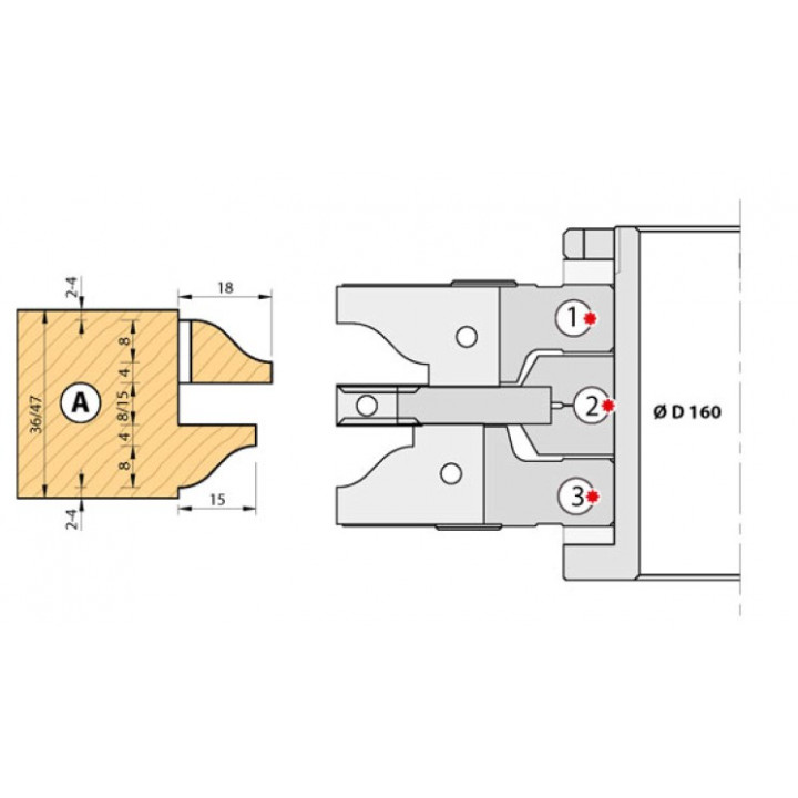 PORTE-OUTILS POUR PORTES DE COMMUNICATION