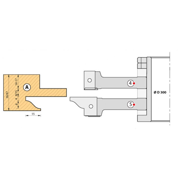 PORTE-OUTILS POUR PORTES DE COMMUNICATION