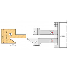 PORTE-OUTILS POUR PORTES DE COMMUNICATION