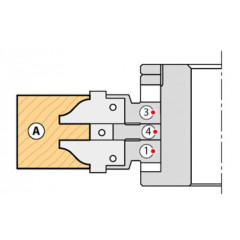 PORTE-OUTILS POUR PORTES DE COMMUNICATION