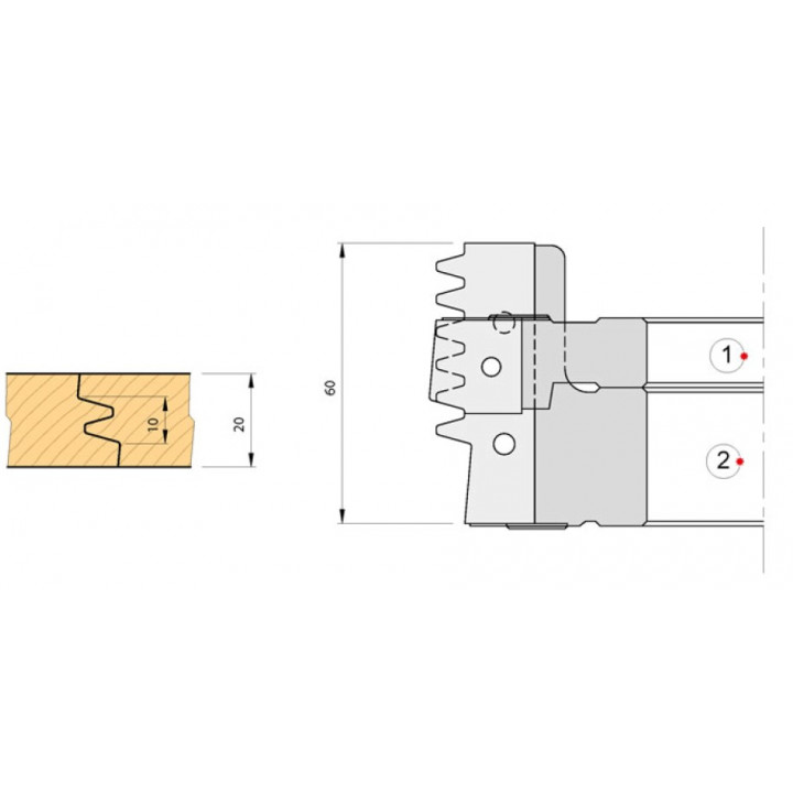 PORTE-OUTILS EXTENSIBLE POUR ABOUTAGE