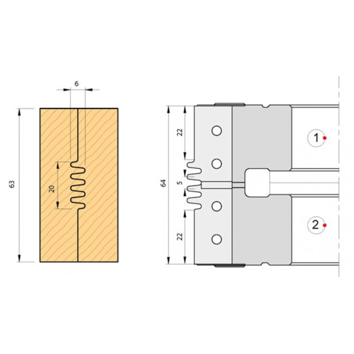 PORTE-OUTILS EXTENSIBLE POUR ABOUTAGE