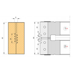 PORTE-OUTILS EXTENSIBLE POUR ABOUTAGE